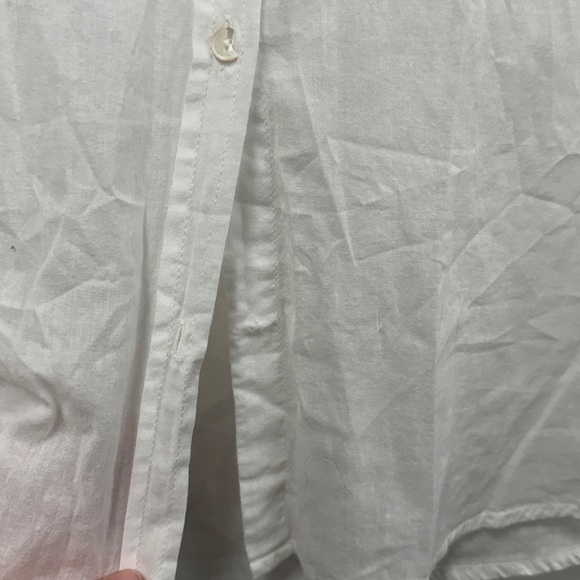 Nili Lotan white cotton button down shirt S - Picture 3 of 7